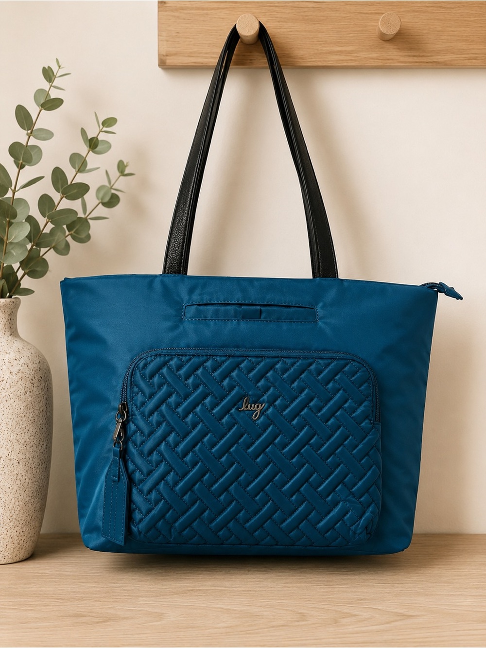 Lug Arpeggio - Quilted Tote - Ocean Blue